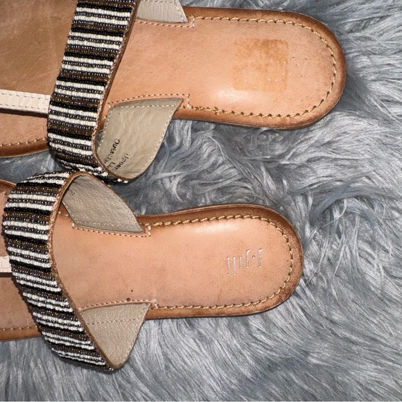 J.JILL Women's Flats Beaded Low  Heel Thong Sandals Size 9 - Picture 7 of 9